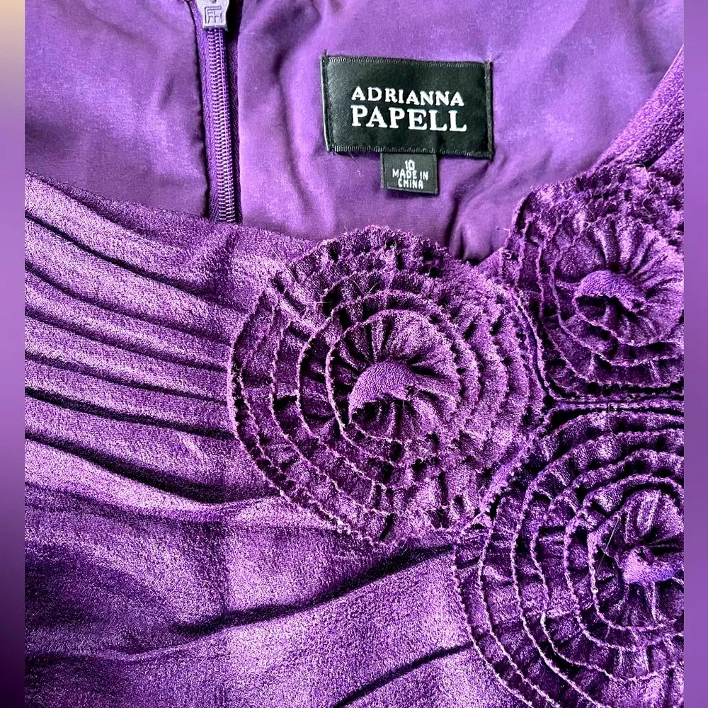 Beautiful Cocktail Dress in Purple - Image 4