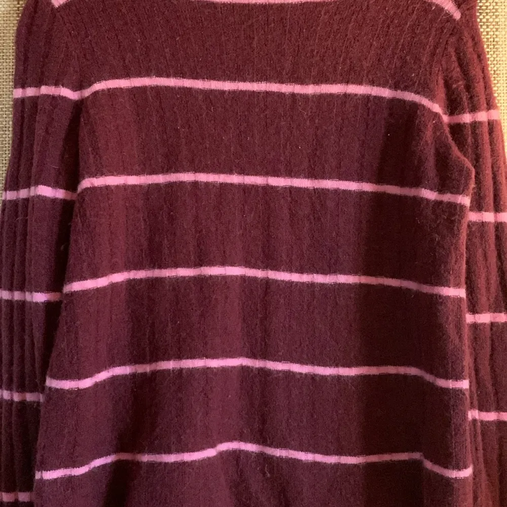 Madewell  Sweater Size Small Women’s Red Pink Top Long Sleeve Winter Clothing - Image 2