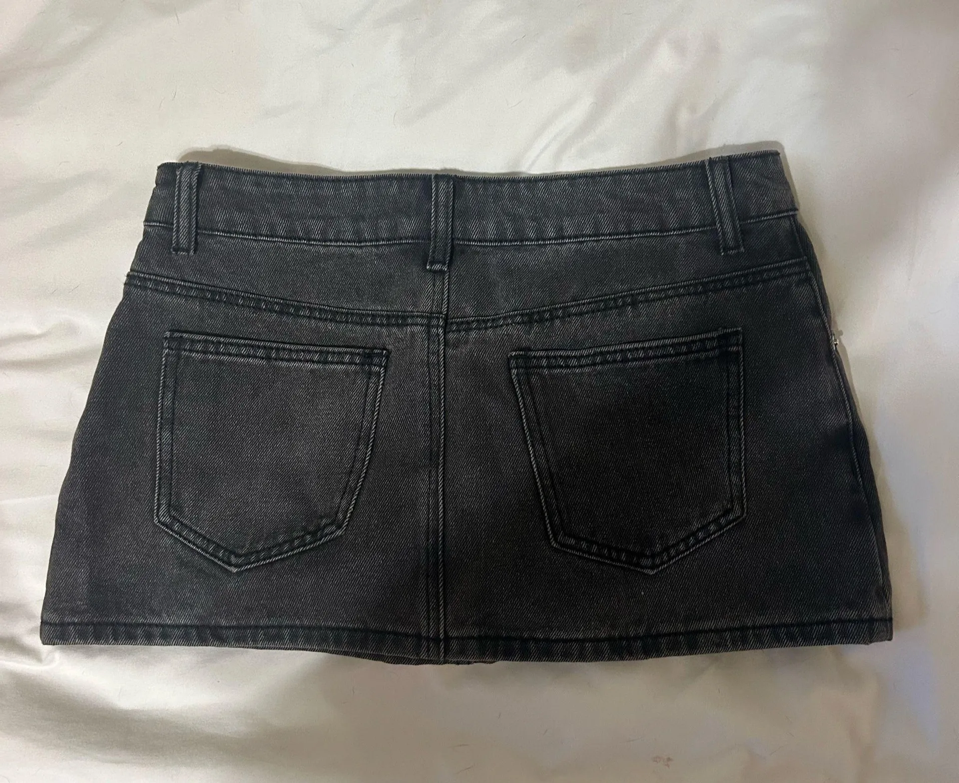 Edikted Denim Micro Skirt - Image 2