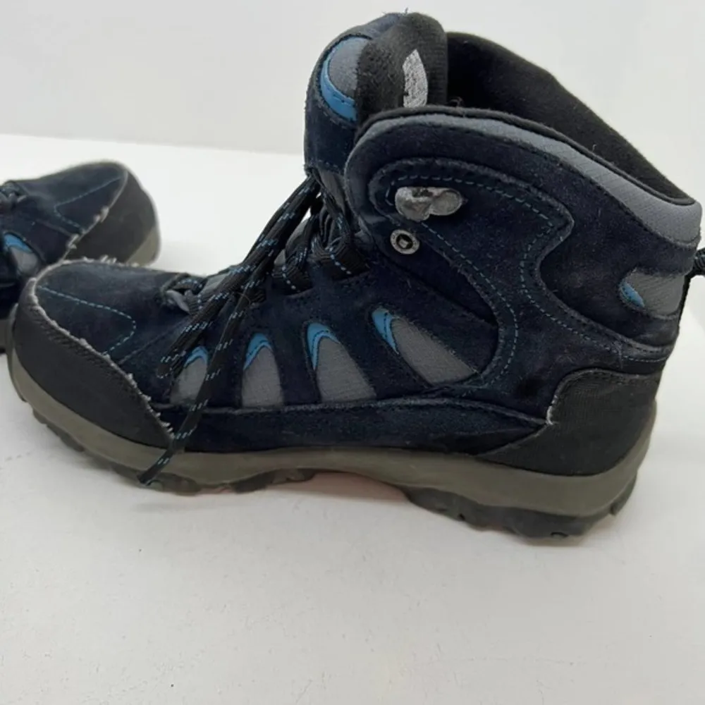 Lands End Womens Navy blue Hiking Walking Mud Boots lace up cushioned size 7.5 - Image 10