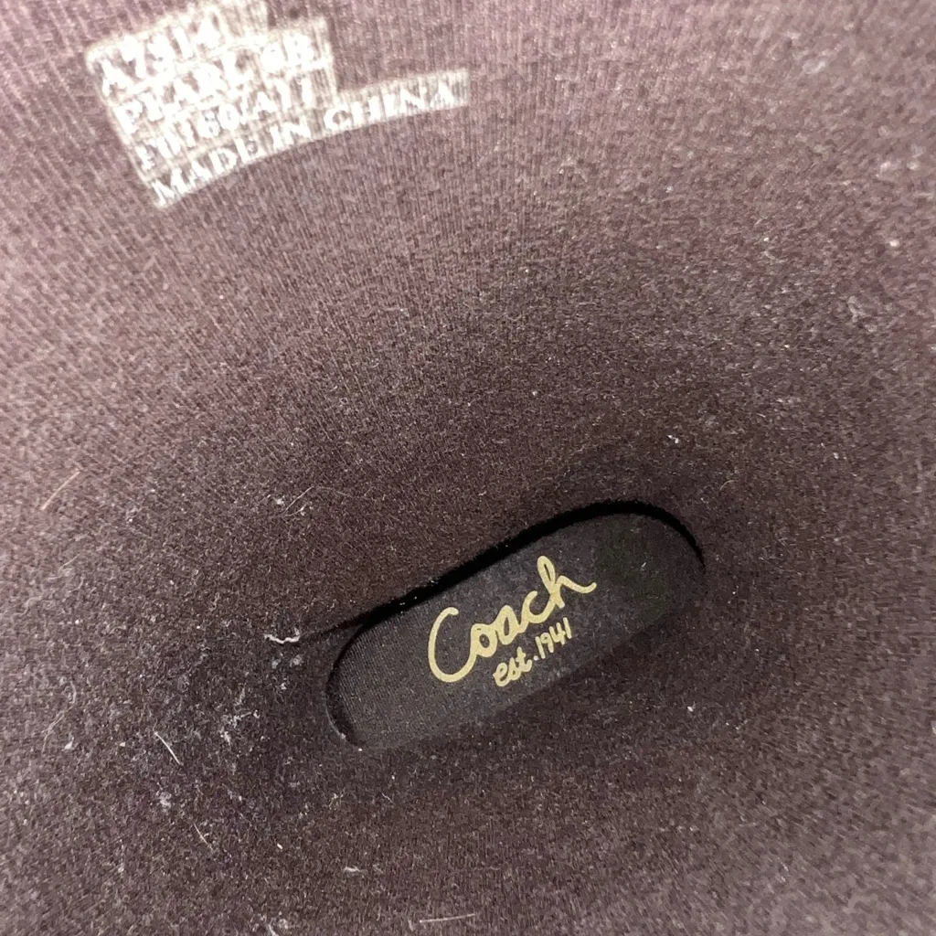 Coach Brown Rubber Logo Rain Boots Size 6 US - Image 7