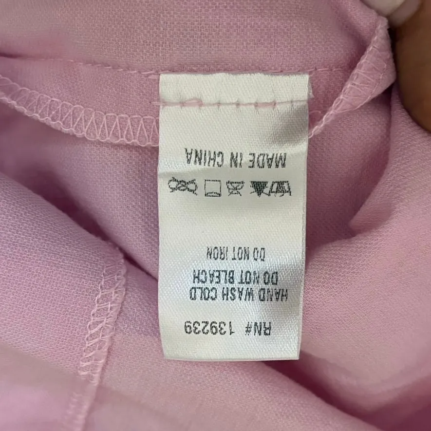 Tuckernuck Pomander Place 100% Cotton Pink Finley Flutter Mini Dress Size Small - Image 7