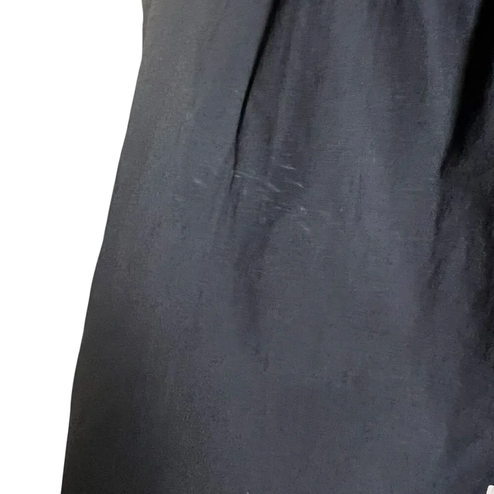 Adam Lippes Navy Blue Pleat Front Floral Print Cropped Culotte Pants Size 10 - Image 10