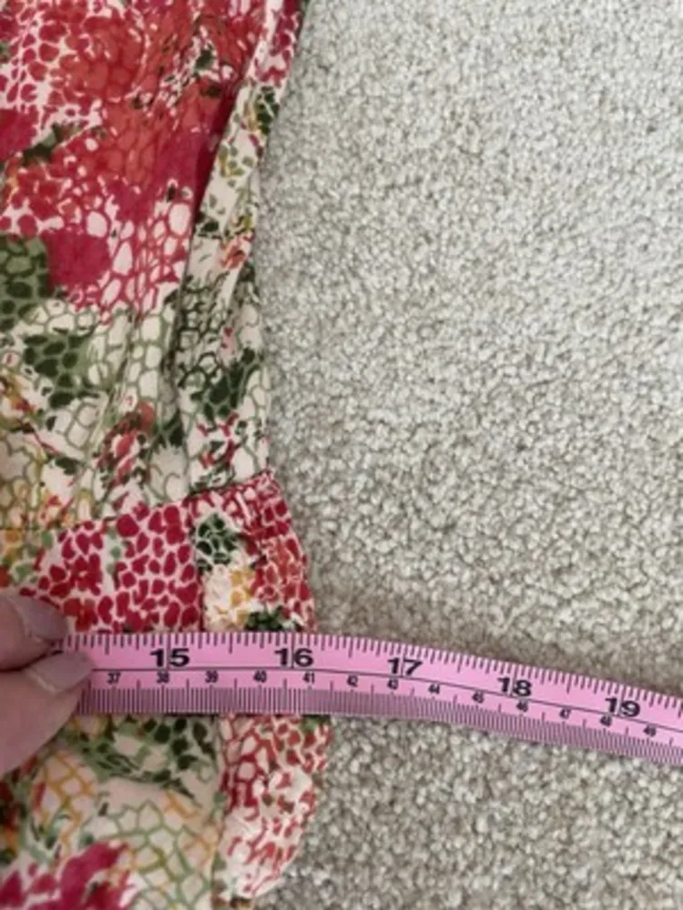 Angie‎ High Low Dress Womens L Pink Festival Brunch Resort Coastal Cruise Beach - Image 14