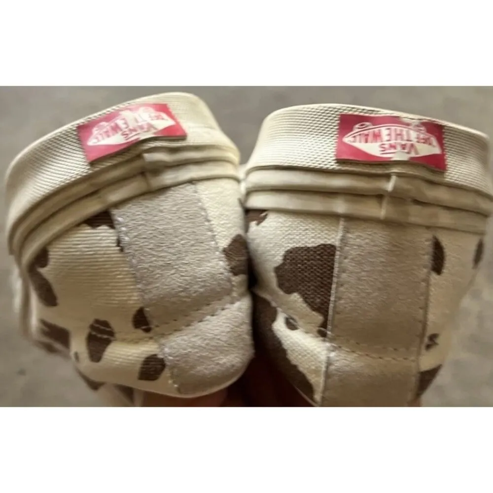 Vans Sid DX Anaheim Factory free range Cow Print Canvas Shoes Mens 8 Women’s 9.5 - Image 14