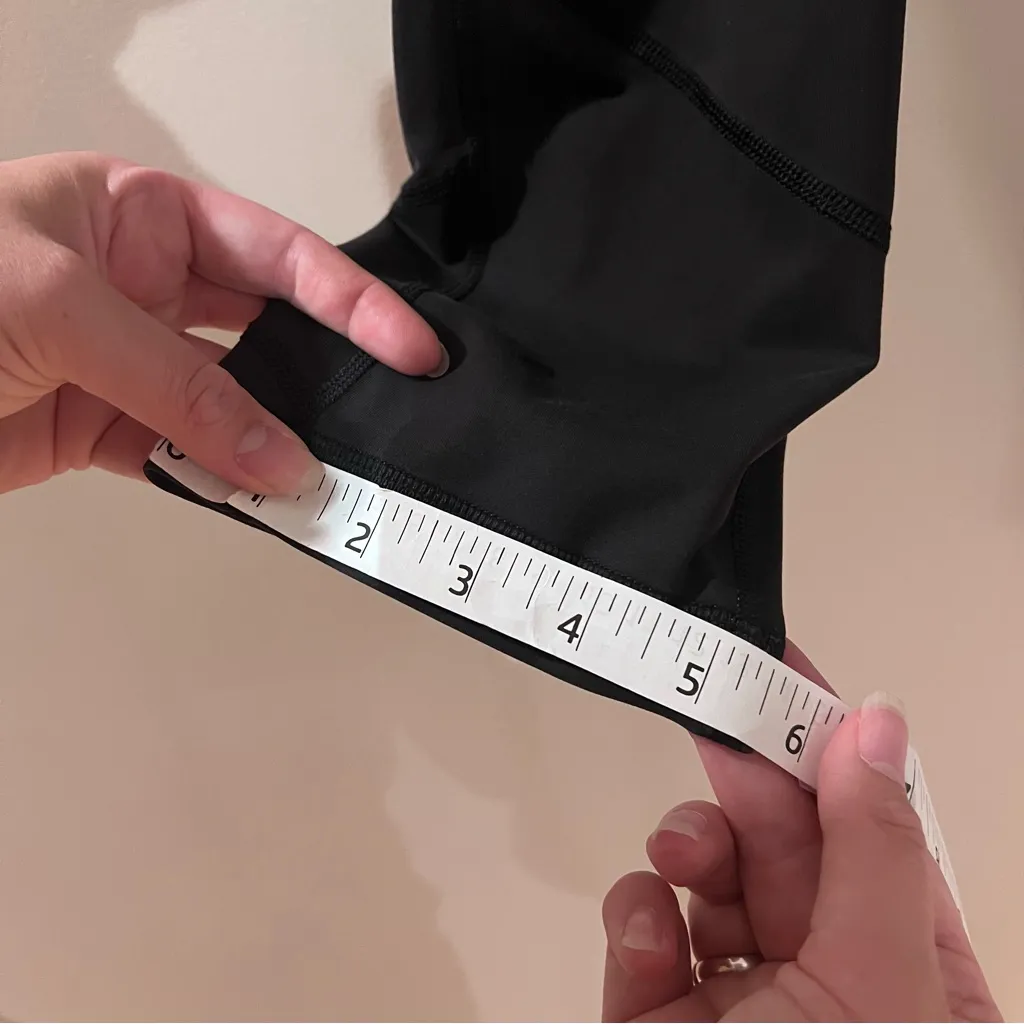 Lululemon Pace Revival Crop Black Leggings Size 10 - Image 8