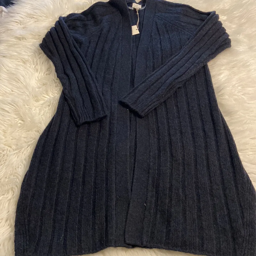 A New Day Dark Gray Cardigan Sweater Classic Knit Design brand new size XS - Image 9