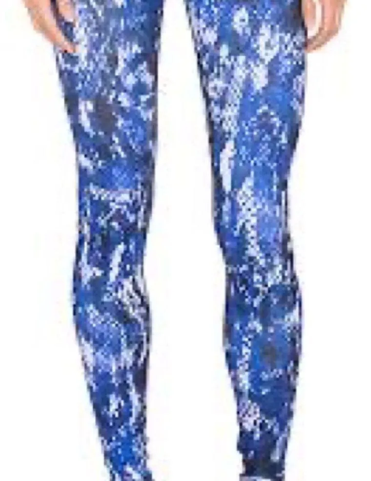 Blue Snakeskin Legging - Image 2