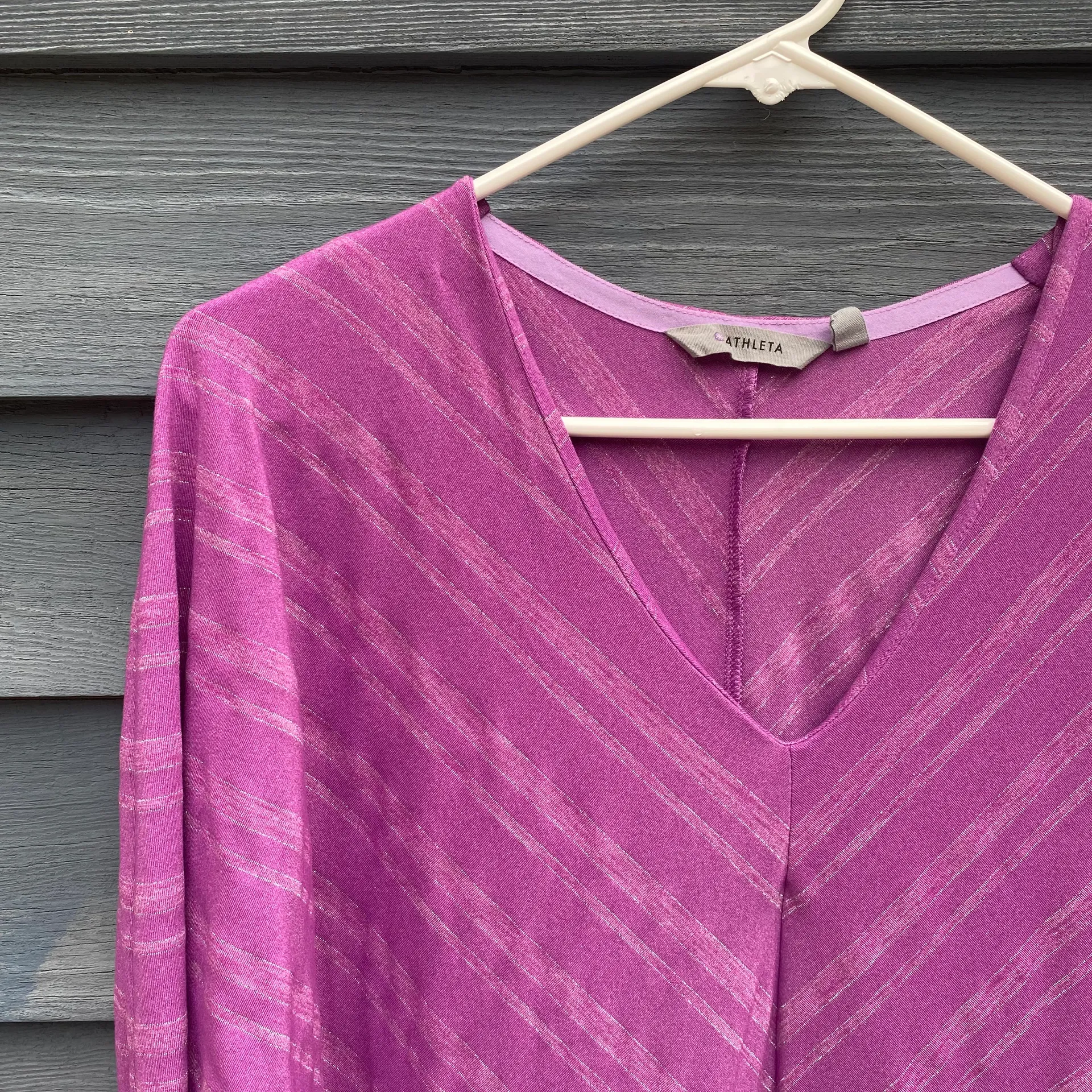 Sparklelust Purple Striped Dress XS - Image 6