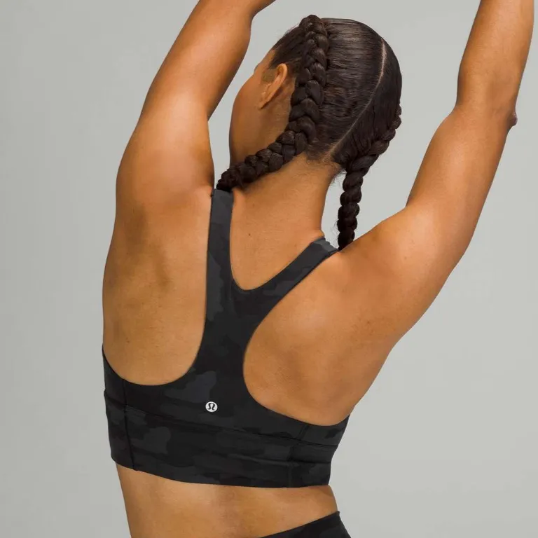 Wunder Train Longline Bra Medium Support C/D Cup
Heritage Camo Deep Coal Multi - Image 2