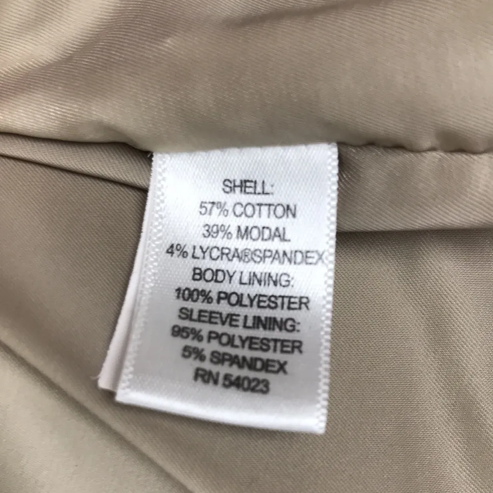 Banana Republic Women’s Stretch Beige One-Button Blazer - Image 13