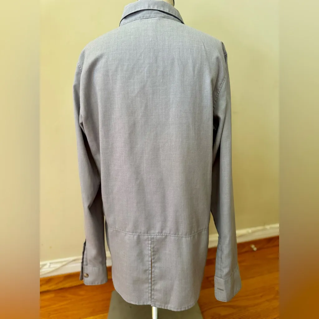 THE NORTH FACE Women’s Gray Performance Woven STEVIE Button-Down Shirt Size M - Image 2