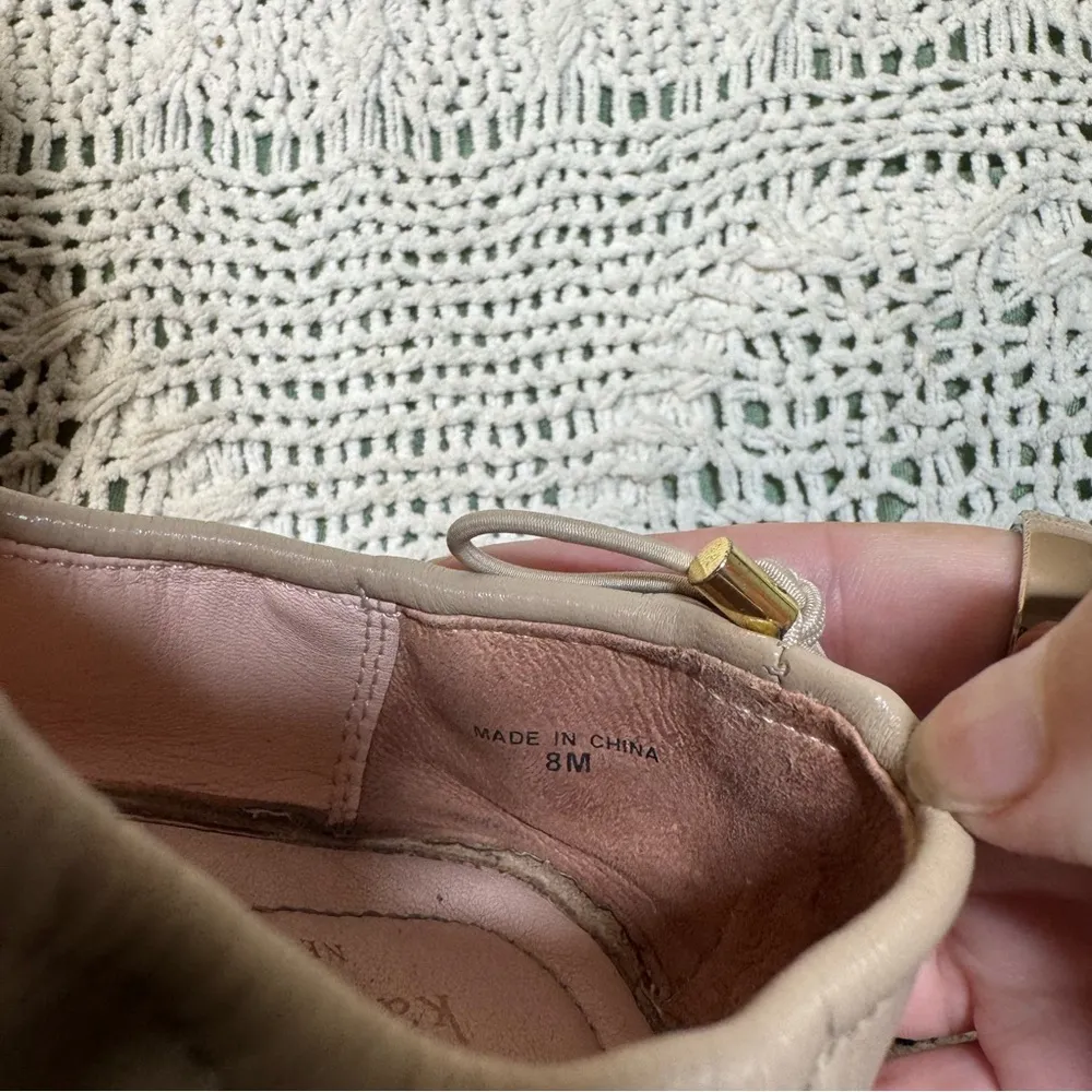 Kate Spade Nude Globe Ballet Flats Size 8 - Image 4