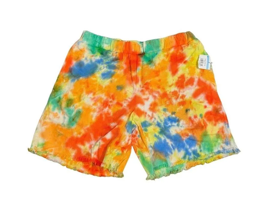 BP Women's Size XS Orange Tie Dye Denim Shorts Size XS NWT - Image 2