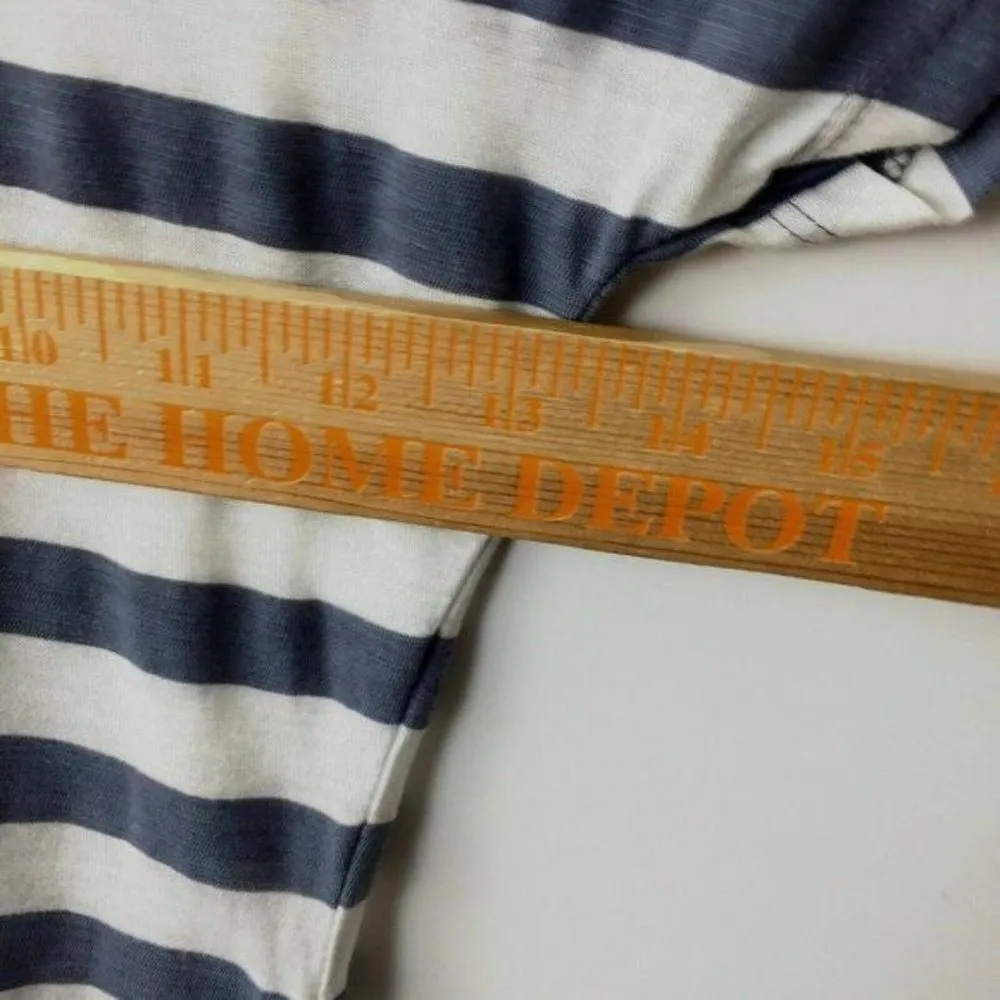 Dickies Girl Striped T Shirt Pocket Tee Basic Modern USA Trendy Cotton Womens XS - Image 6