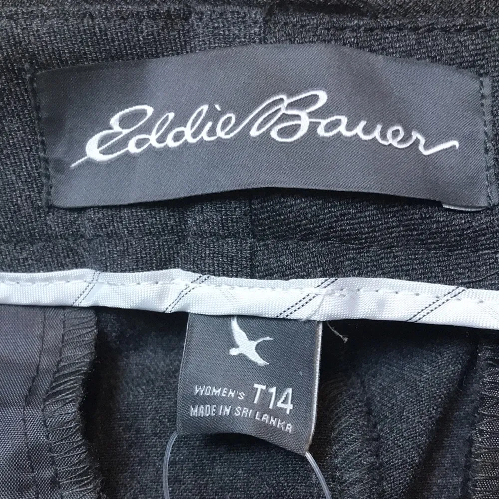 NWT Eddie Bauer Tall Women’s Curvy Fit Gray Office Career Trouser Dress Pants - Image 8