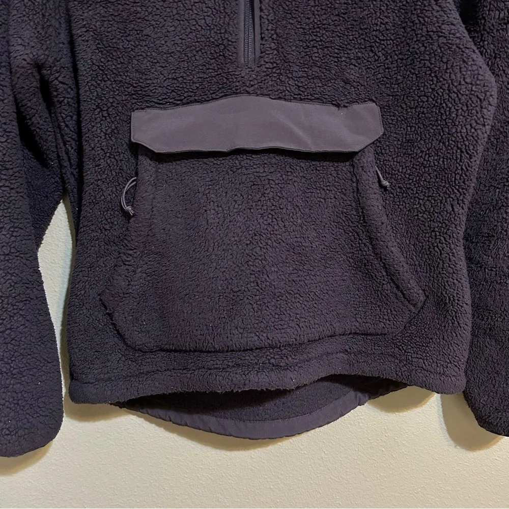 The North Face purple Campshire sherpa fleece pullover hoodie women’s size small - Image 5