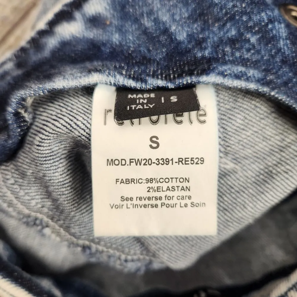 Retrofete Willa Skirt in Light Blue Acid Size Small - Image 7