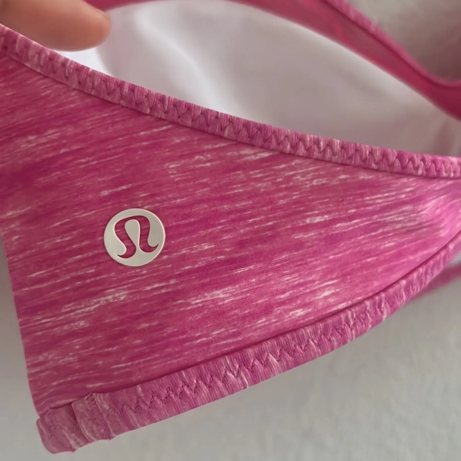 Lululemon Salty Swim Sport Top White Pow Pink 10 - Image 5