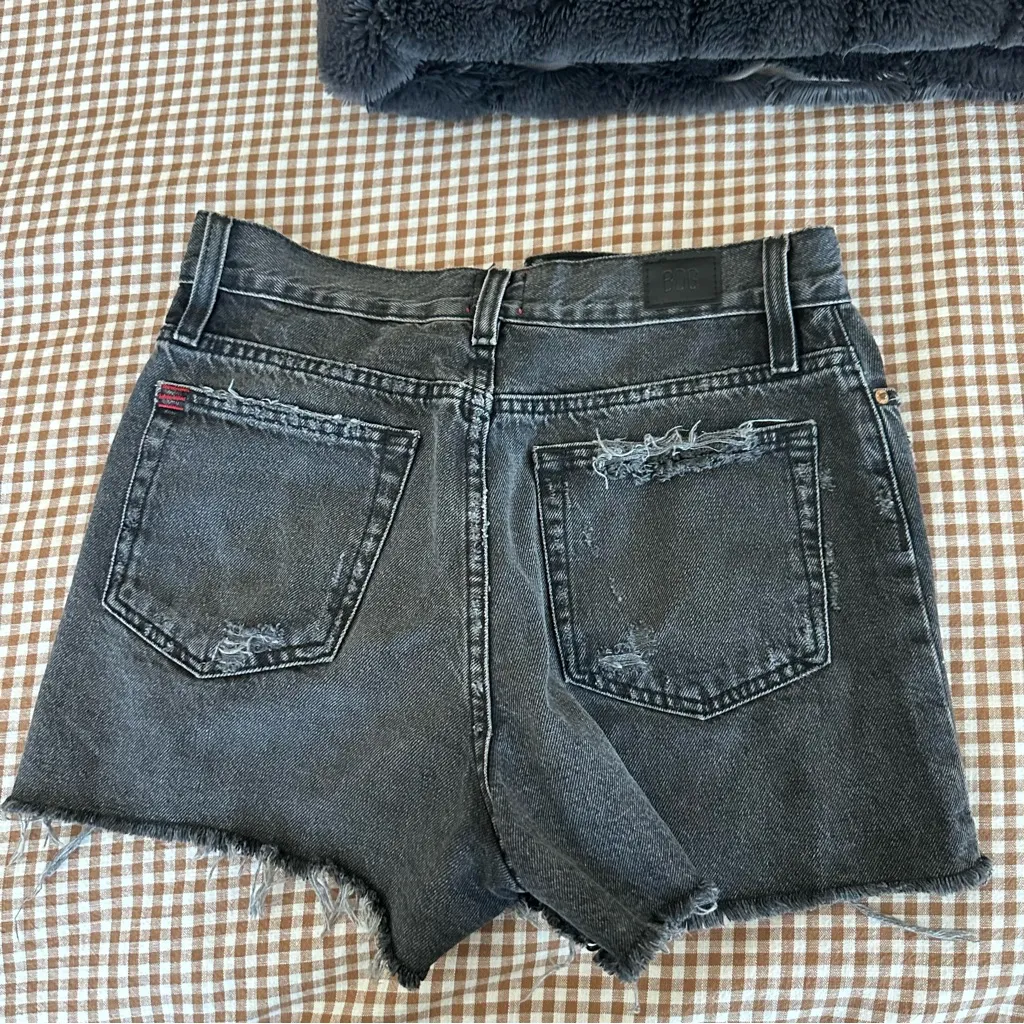 Black BDG a line denim shorts - Image 5
