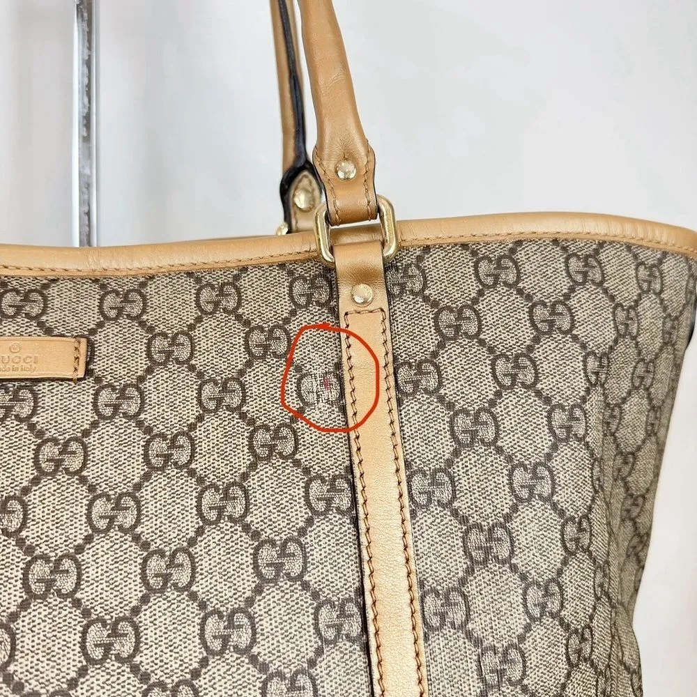 Pre-Owned‎ Pre-owned Gucci GG Supreme Tote Bag 197954 - Image 3