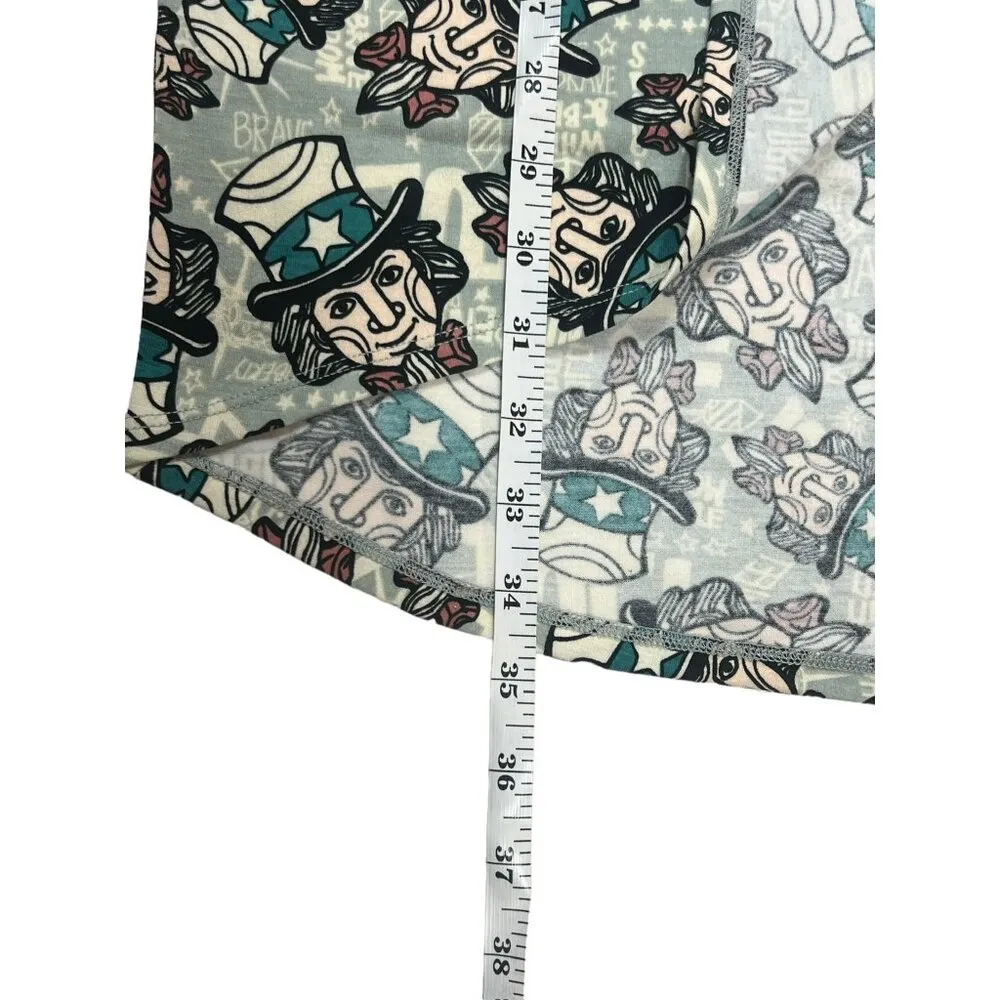 LulaRoe Irma Women's Patriotic Nutcracker Top - Image 7