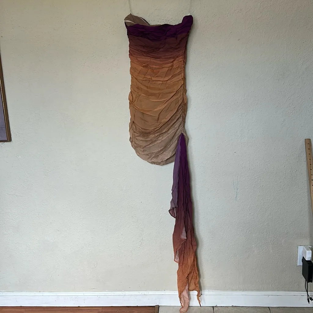 House of CB Sofie Mesh‎ Ombre Mini Dress Size M NWOT - Image 7