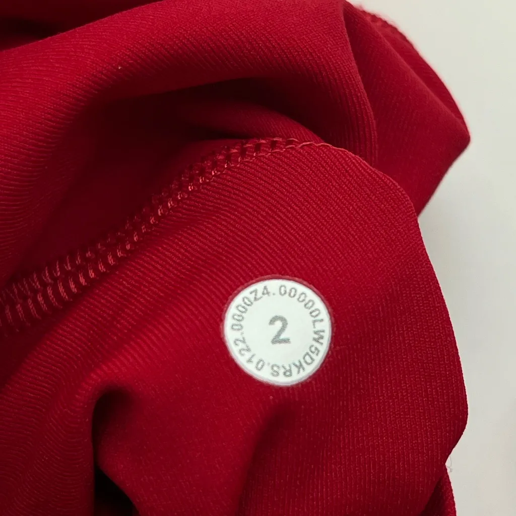 Lululemon Swift speed high rise tights red reflective 2 - Image 12