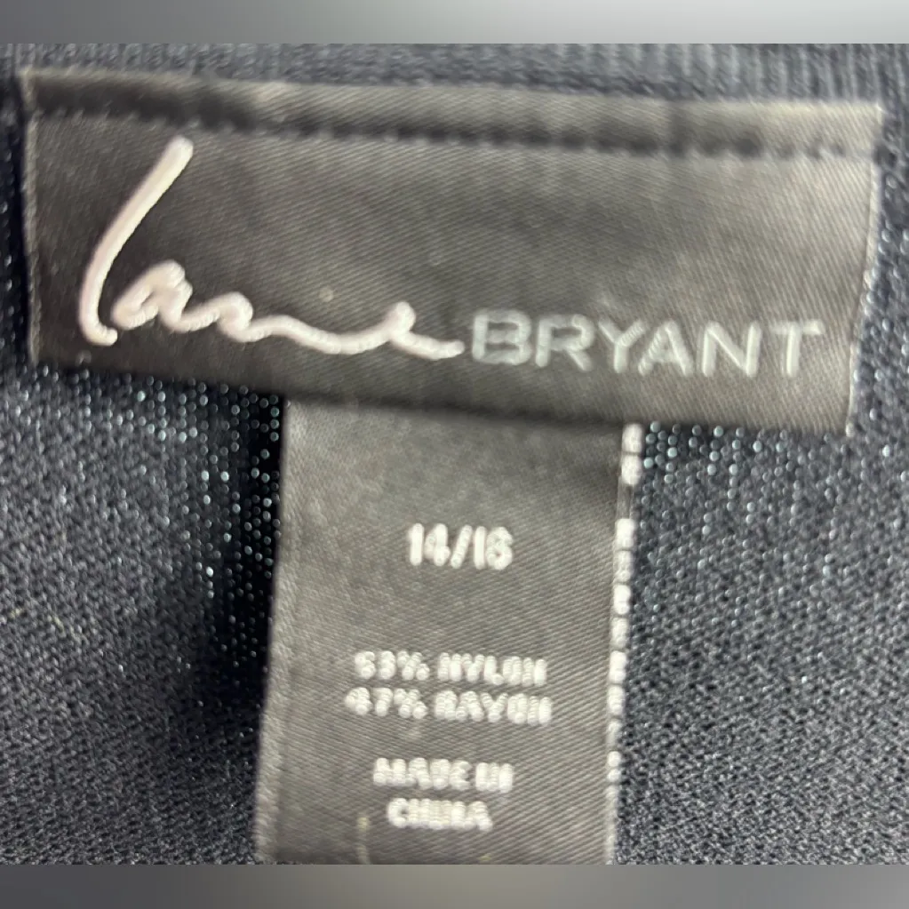 Lane Bryant 14/16 Knit Mini Sweater Dress with Accent Short Sleeves - Image 8