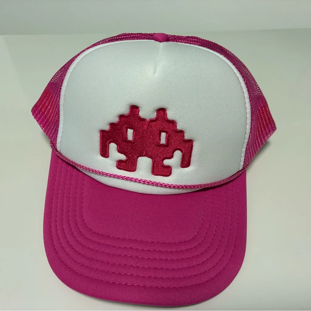 Fred Segal Pink and White Trucker Hat - Image 2