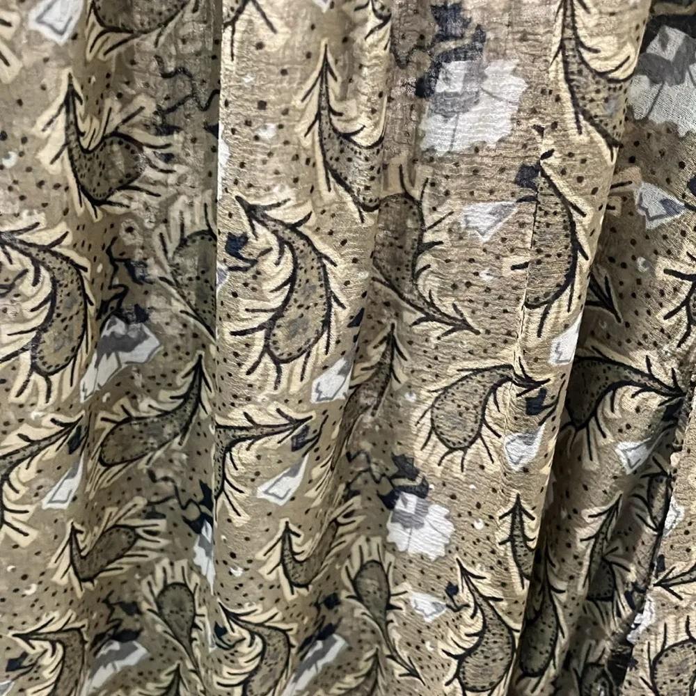 Free people animal  paisley floral print sheer - Image 4