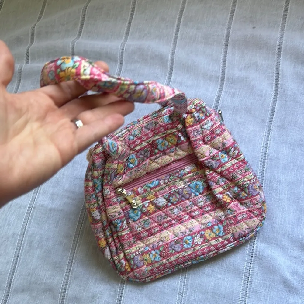 Quilted Pastel Floral Shoulder Bag - Image 12