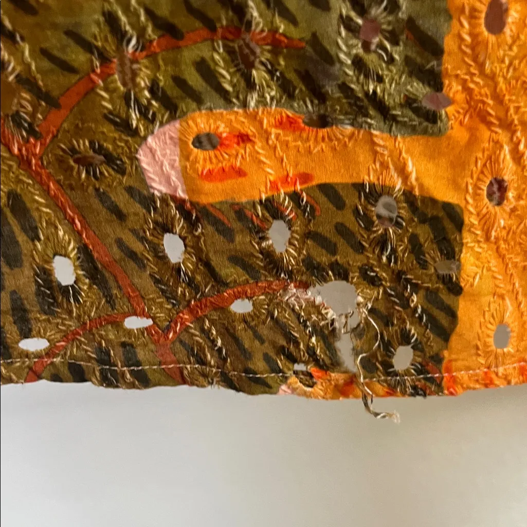 NWOT Kourt Robbie Dress Multi Palm Print M Pink Size M - Image 6