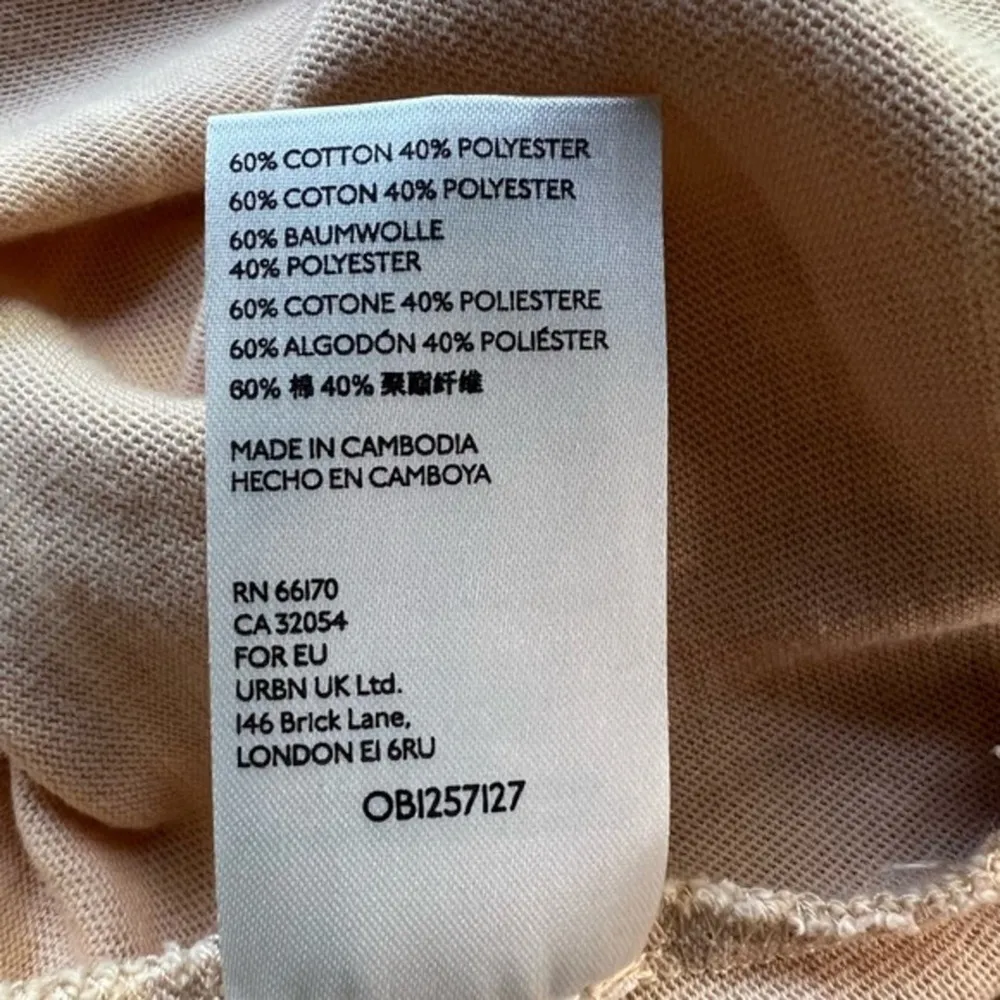 Free People We The Free Baja Striped Long Sleeve T-Shirt in Prosecco Size L NWT - Image 8