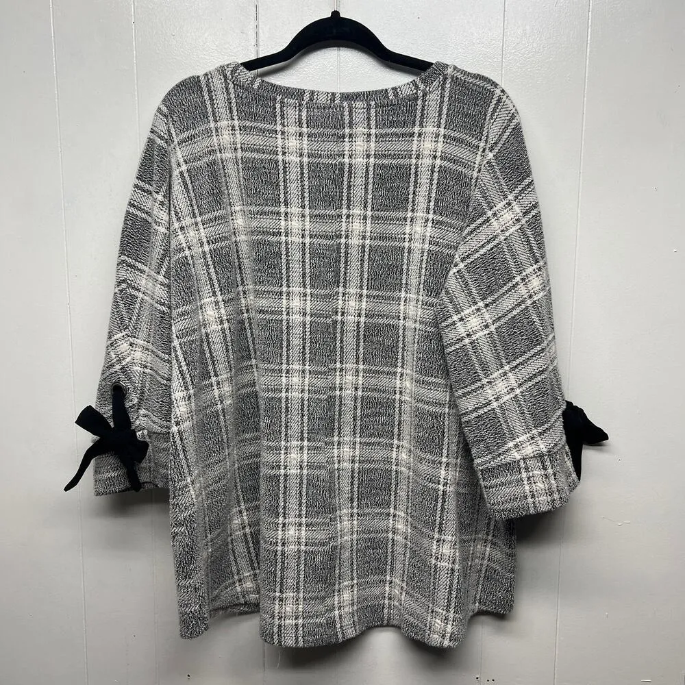 Charter Club Womens Plaid Sweater 3X Workwear Business Casual Career Warm Cozy - Image 6