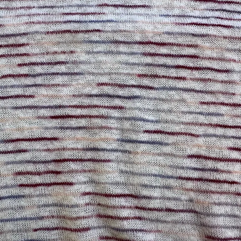 Bobeau Womens Knit T Shirt Pullover Lightweight Short Sleeve Pink Large - Image 6