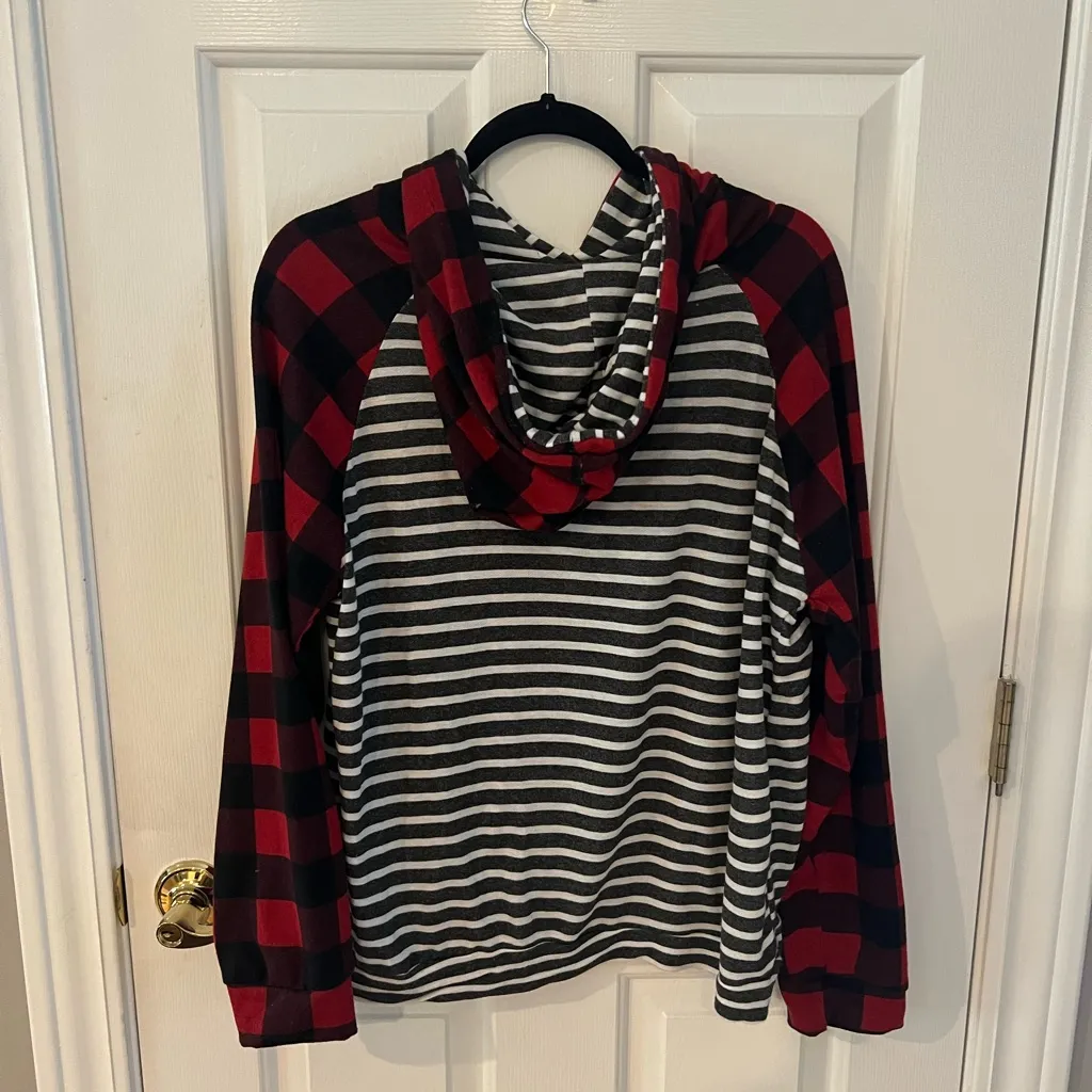 Stripped Sweatshirt Red Size M - Image 2