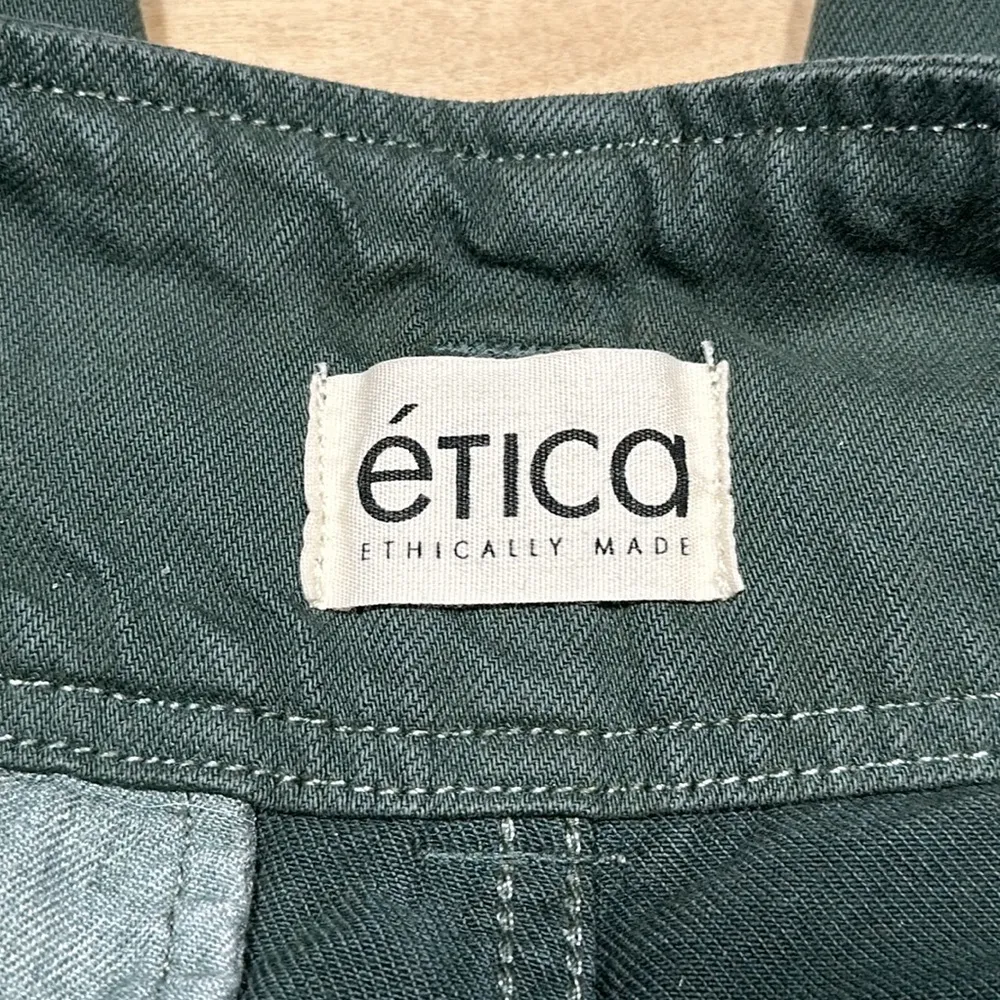ÉTICA Juni Relaxed Cargo Pants in Forest Sz 28 Green - Image 8