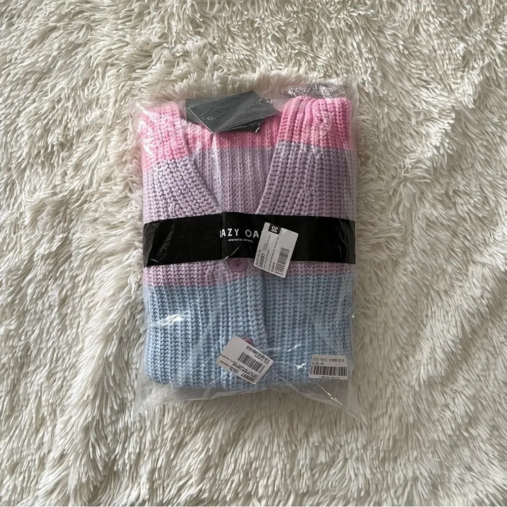 Lazy Oaf pastel rainbow cardigan - Image 2