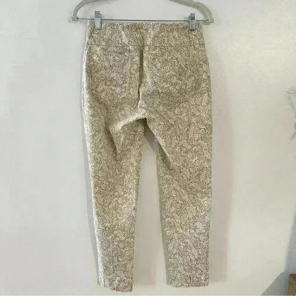 Orvis‎ Skinny Leg Chino Pants Women’s Size 6 Stretch 4 Pockets Floral - Image 8