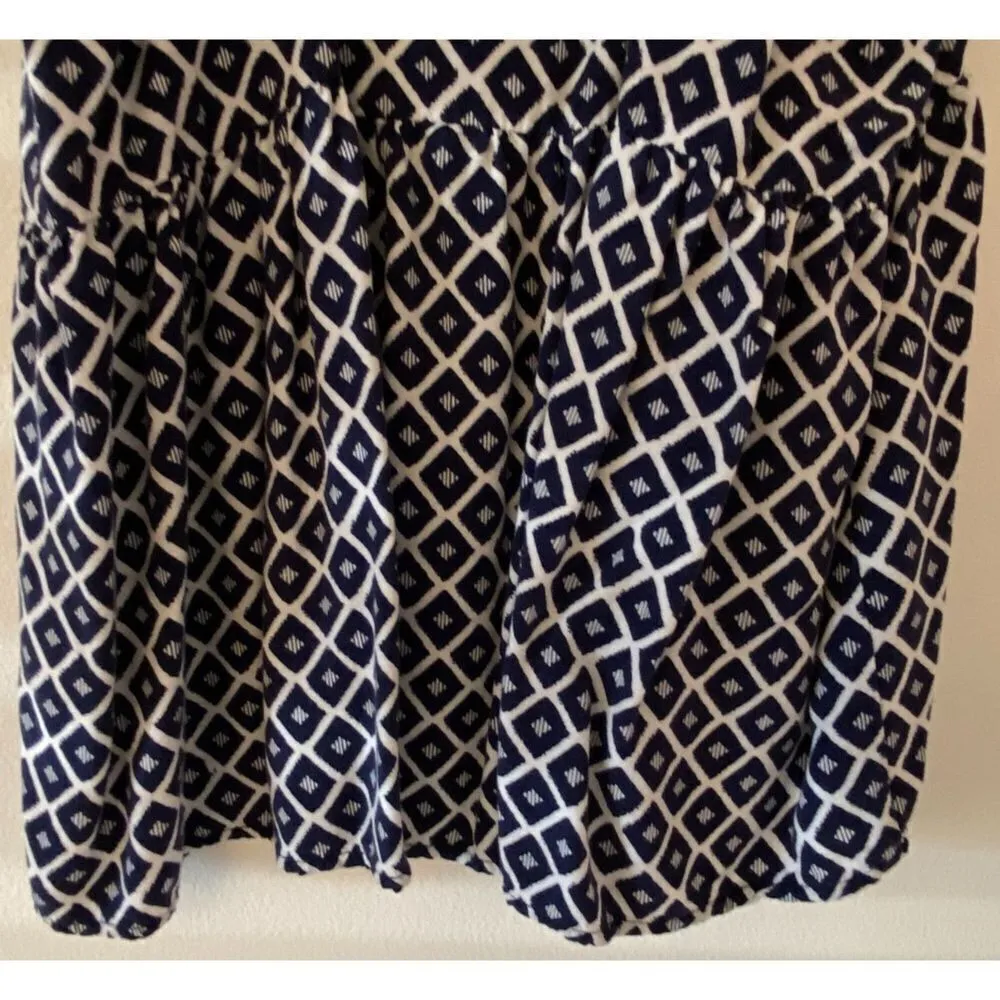 Jack by Navy White Racerback Scoop Neck Tank Top Women's Sz Small - Image 5