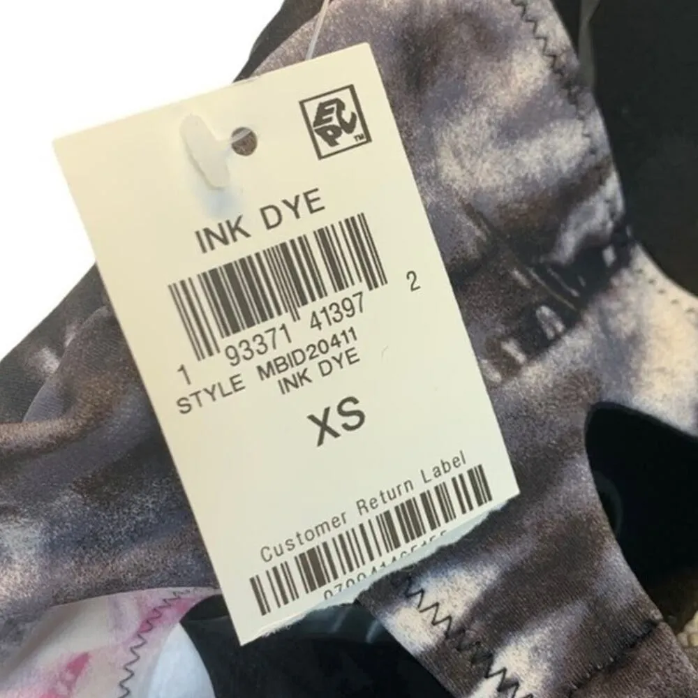 Bar III | NWT | XS | Ink Dye Pink Gray Plunge Neck Tankini Swim Top - Image 6