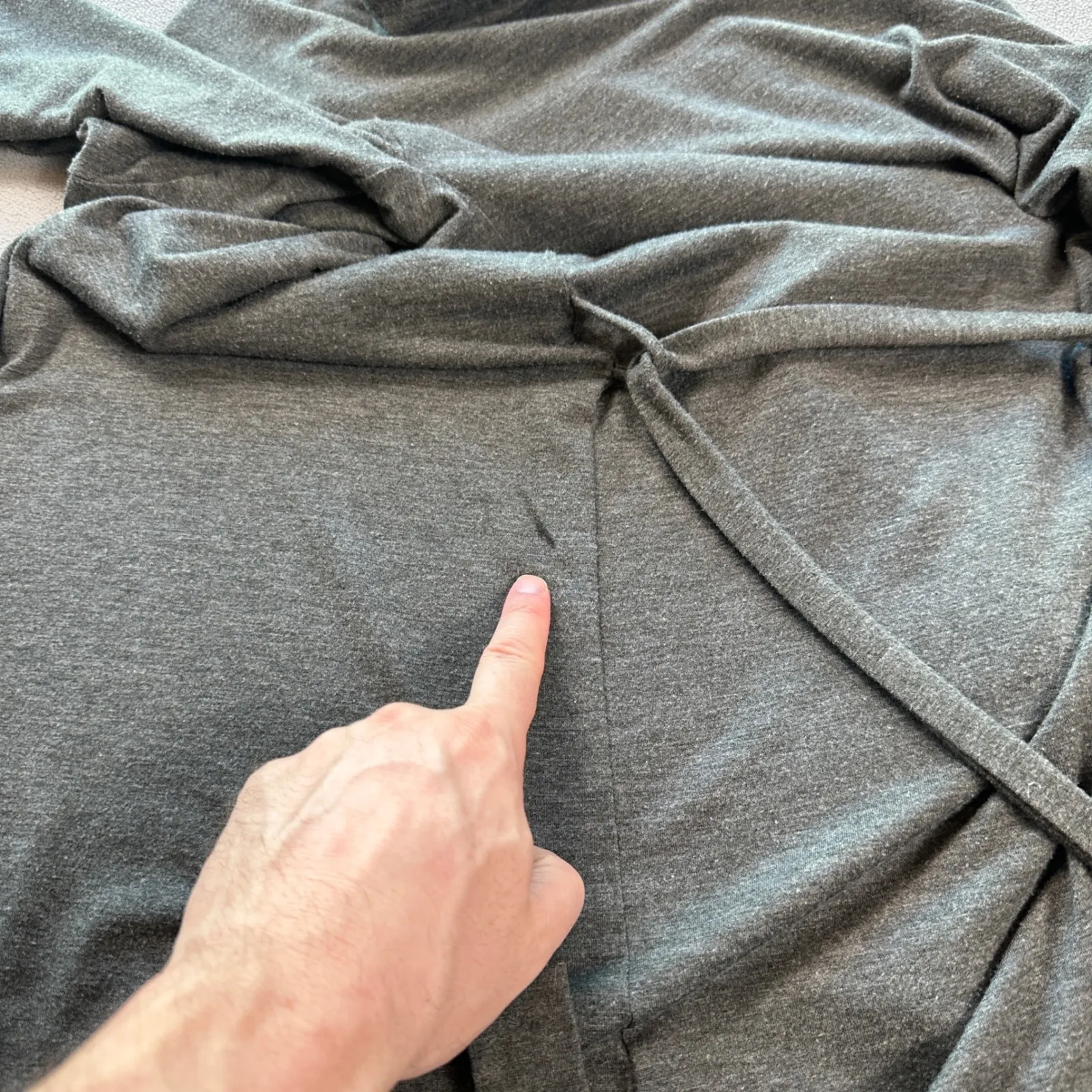 Xhilaration Robe Sleepwear XS Womens Gray Hooded Tie Belt Bath Target Lounge - Image 5