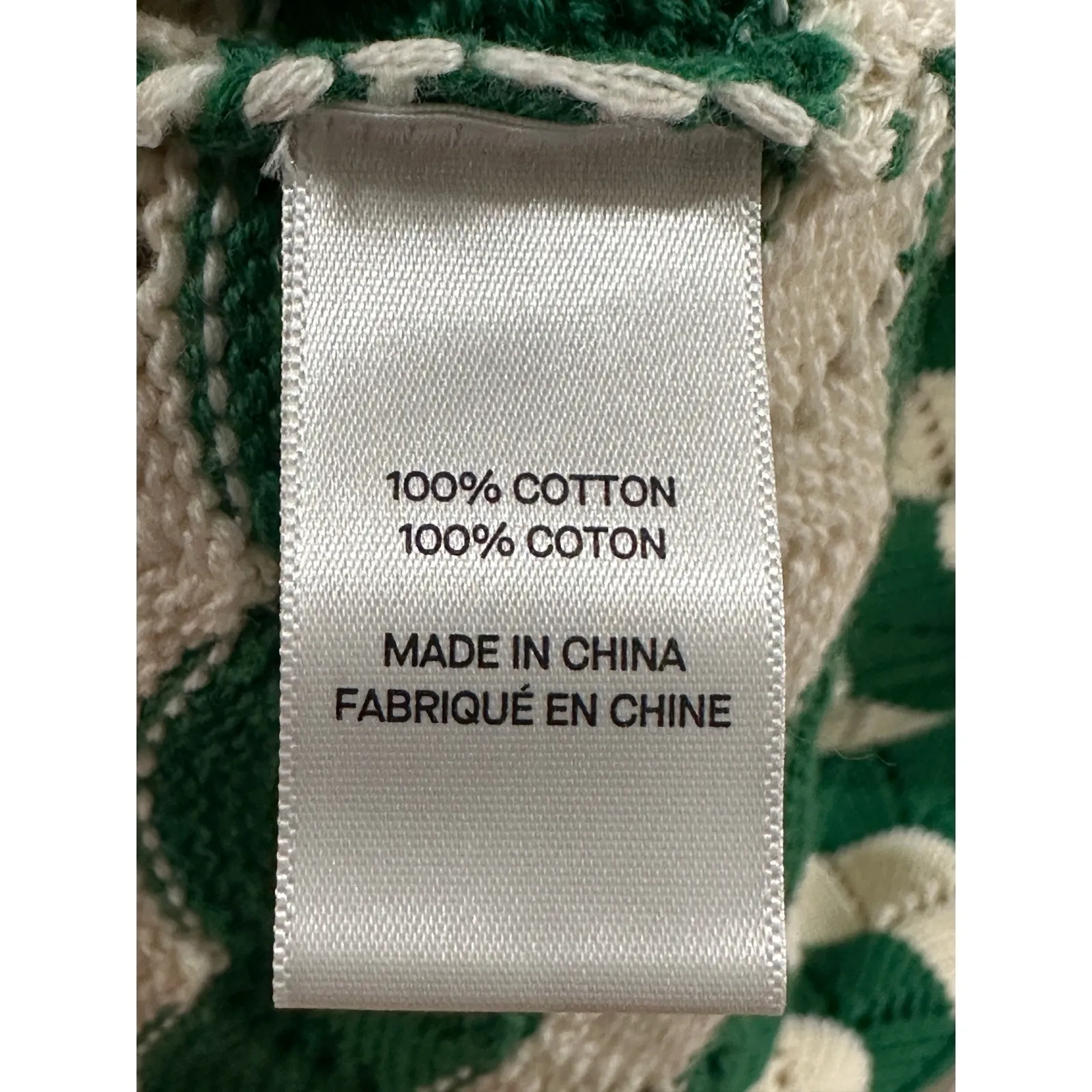 Misa Los Angeles Miss Rosalia Crochet Knit Maxi Dress Emerald Cream Small NWT - Image 14