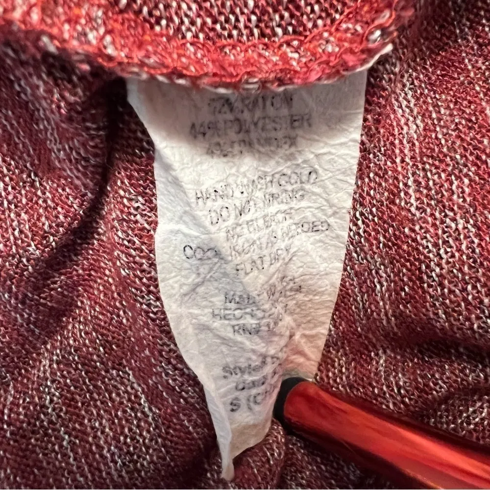 Twenty Second Dress Sweater Cowl Neck Mini S Burgundy Party Casual Cocktail - Image 13