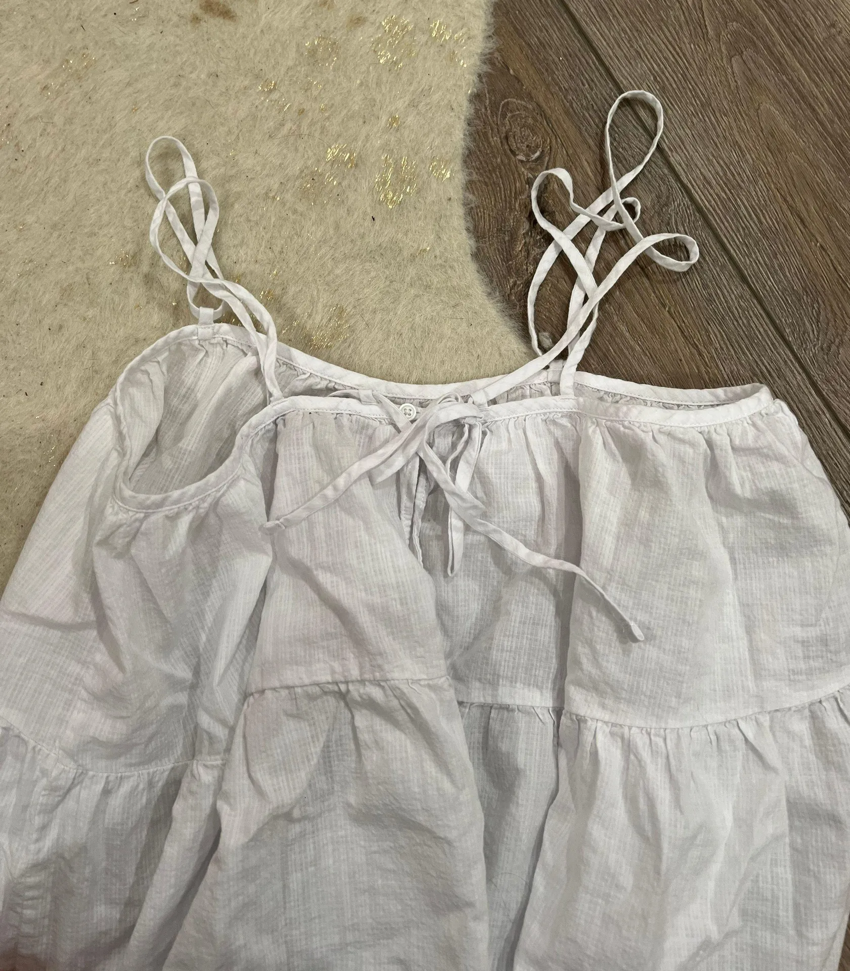 White Babydoll Tank Top - Image 5