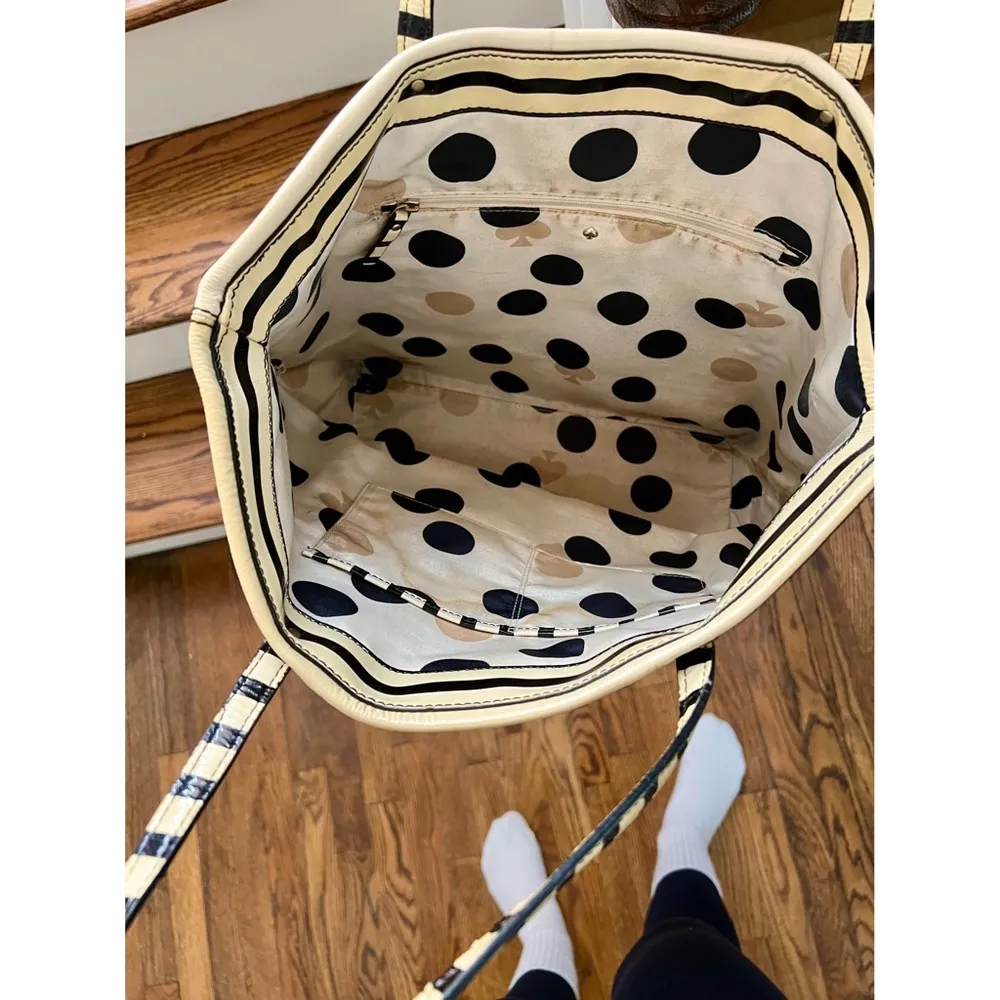 Kate Spade striped tote bag - Image 2