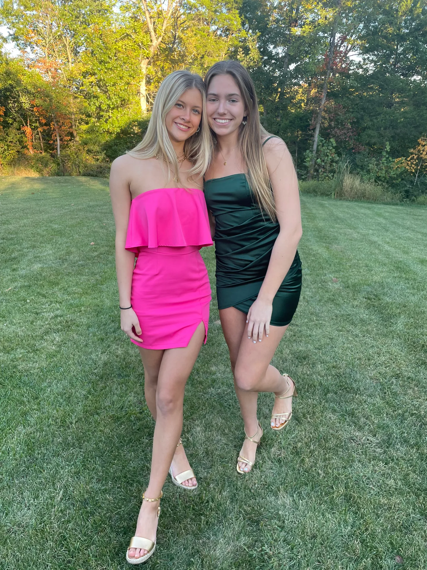 superdown Pink Strapless Ruffle Muni Dress - Image 2