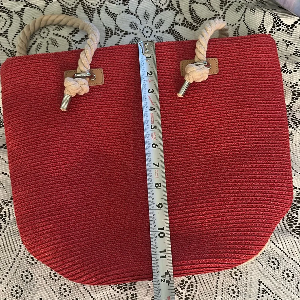 Magid Black Red Woven Tote Bag
NWOT - Image 5