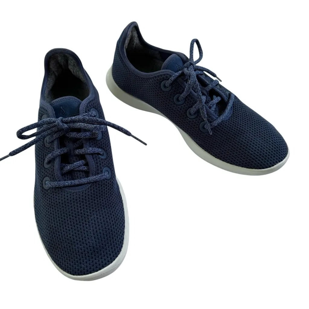 Allbirds Men’s Tree Runners Hazy Indigo Blizzard Sole Size 9 - Image 3